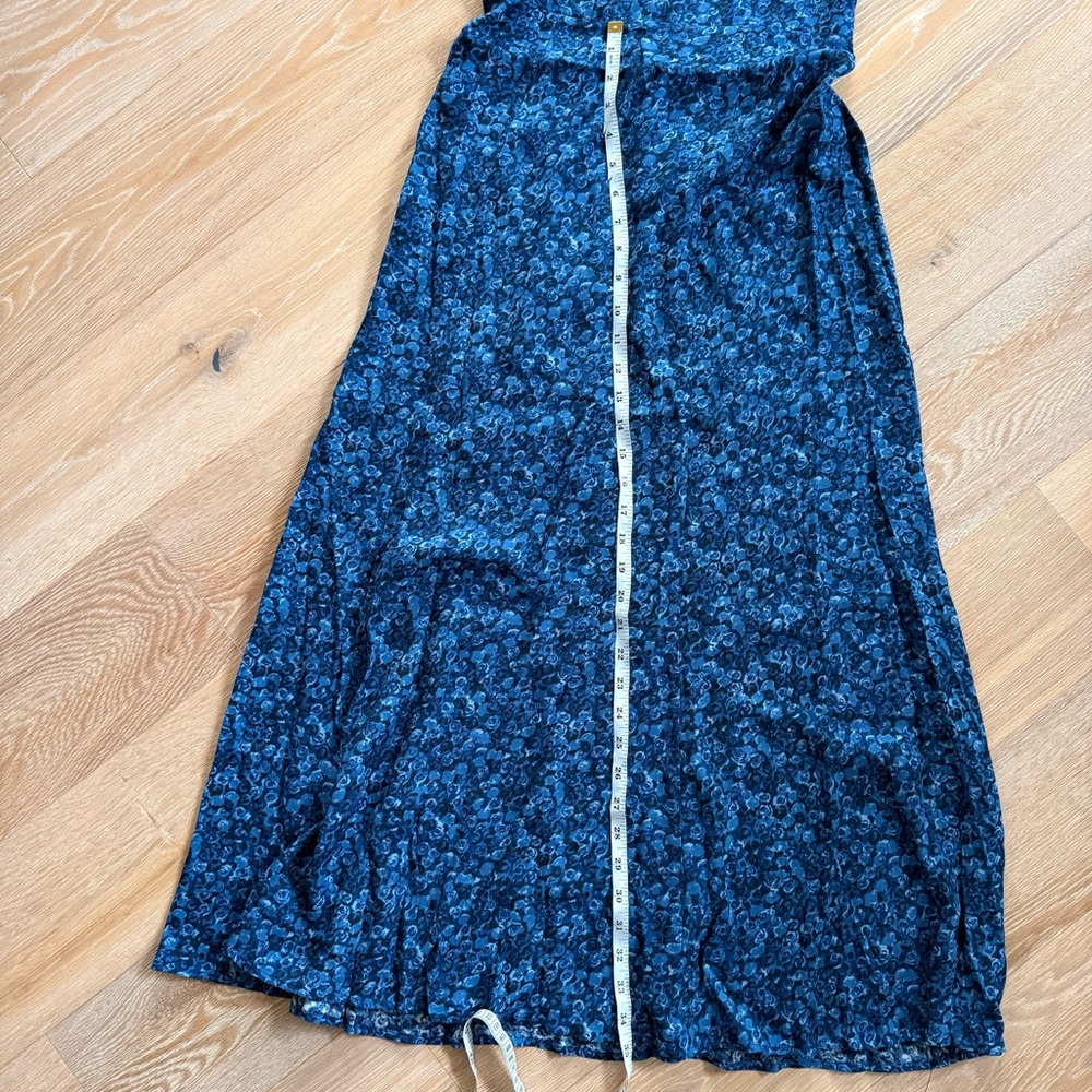 Reformation Shyla Blue Rose Midi Dress - Picture 10 of 10